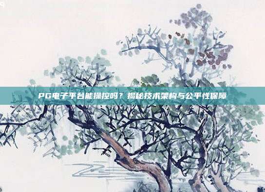 PG电子平台能操控吗?揭秘技术架构与公平性保障