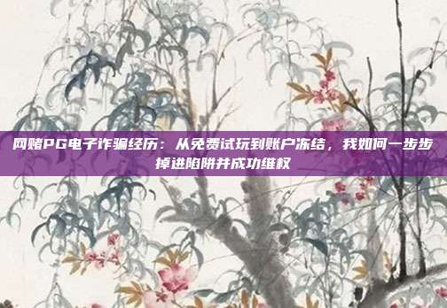 网赌PG电子诈骗经历：从免费试玩到账户冻结，我如何一步步掉进陷阱并成功维权