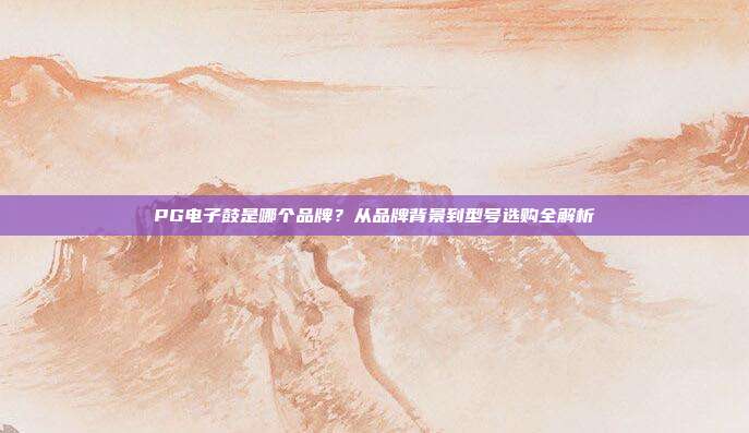 PG电子鼓是哪个品牌？从品牌背景到型号选购全解析
