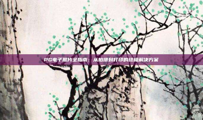 PG电子照片全指南:从拍摄到打印的终极解决方案